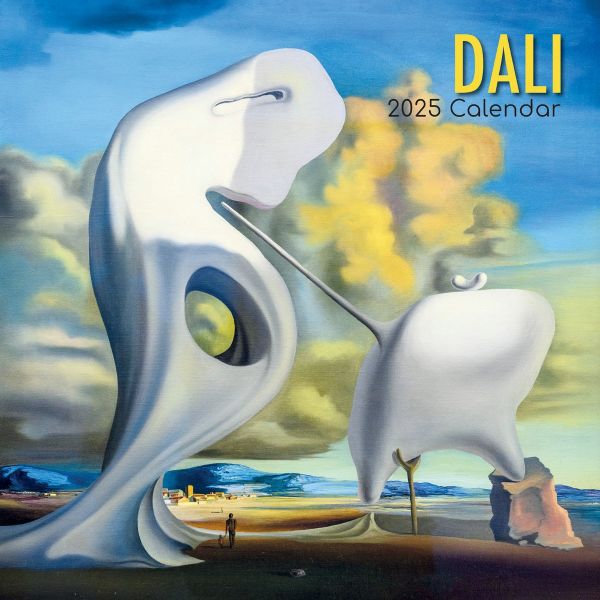 Dali 16-Month Square Wall Calendar 2025