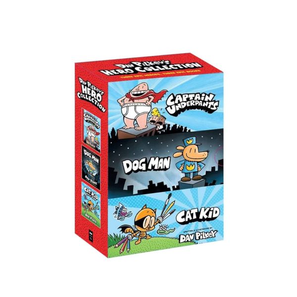 Dav Pilkey`s Hero Collection (Boxed Set)