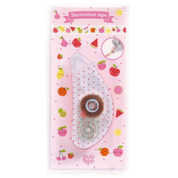 Опаковачно тиксо Fruits 6 м * 0.7 см. /DJ03642/, “Djeco“