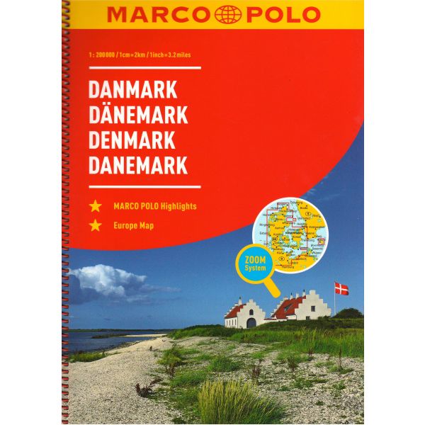 DENMARK. “Marco Polo Road Atlas“