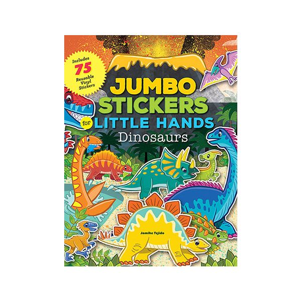 DINOSAURS. “Jumbo Stickers for Little Hands“
