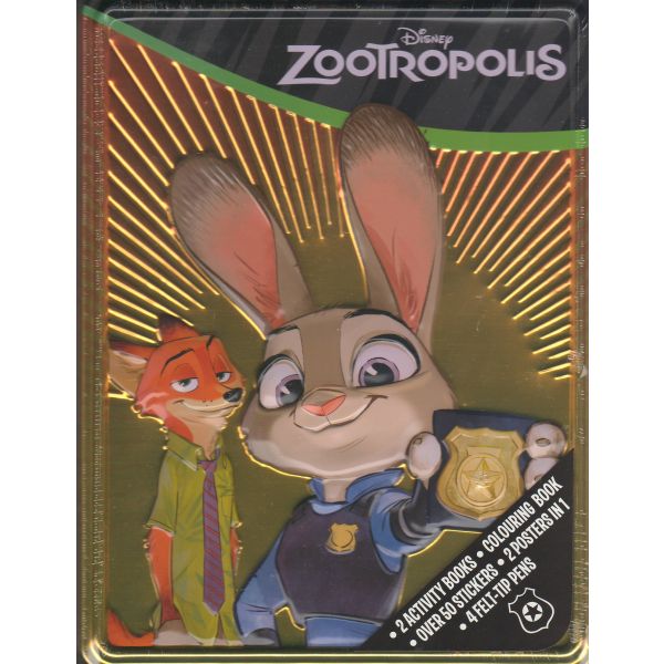 DISNEY ZOOTROPOLIS HAPPY TIN
