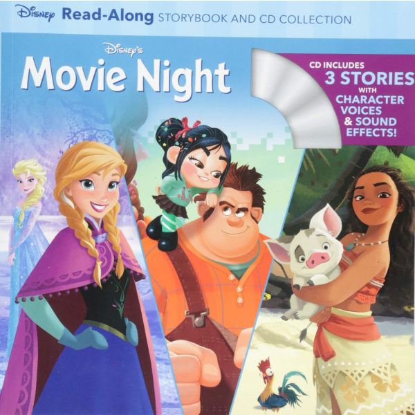 DISNEY`S MOVIE NIGHT: Read-Along Storybook and CD