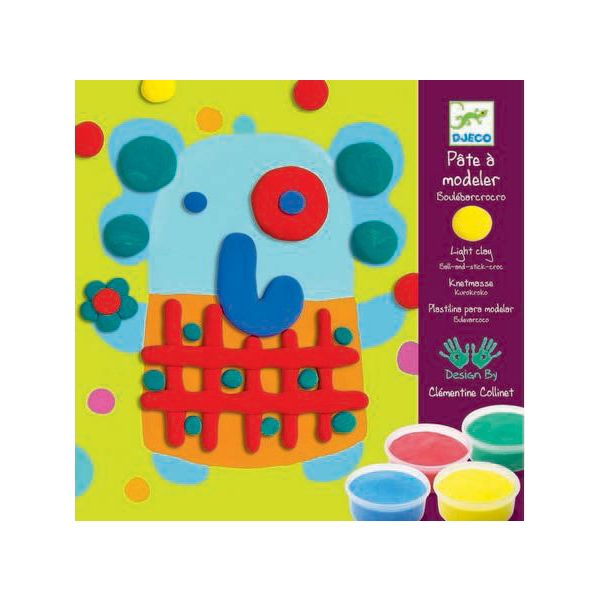 Комплект с цветен клей Croc. Възраст: 3-6 год