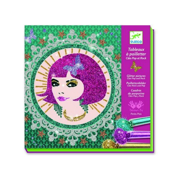Комплект за оцветяване с брокат Cleo Pop and Roc
