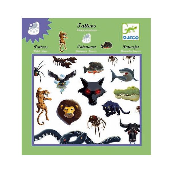 Татуировки Fierce creatures. Възраст: 4+ год. /D