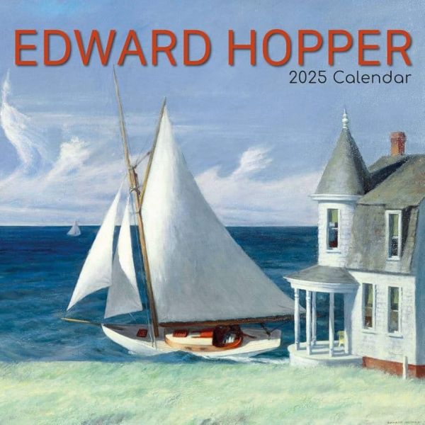 Edward Hopper 16-Month Square Wall Calendar 2025.