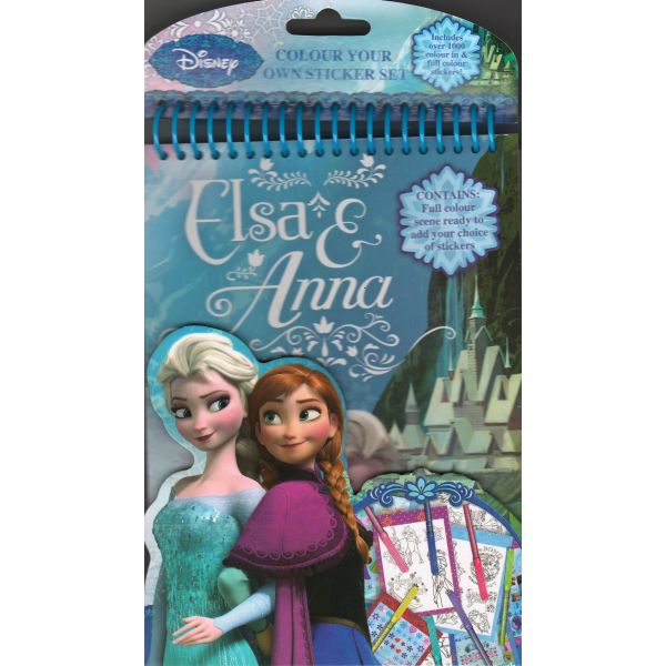 ELSA & ANNA. “Disney Colour Your Own Stickers Set“