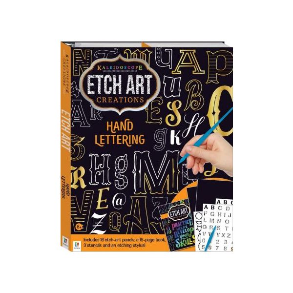 ETCH ART CREATIONS: Hand Lettering. “Kaleidoscope“