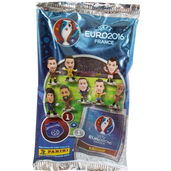 EURO 2016 3D фигура на футболист + пакет стикери (5 бр. в пакет)