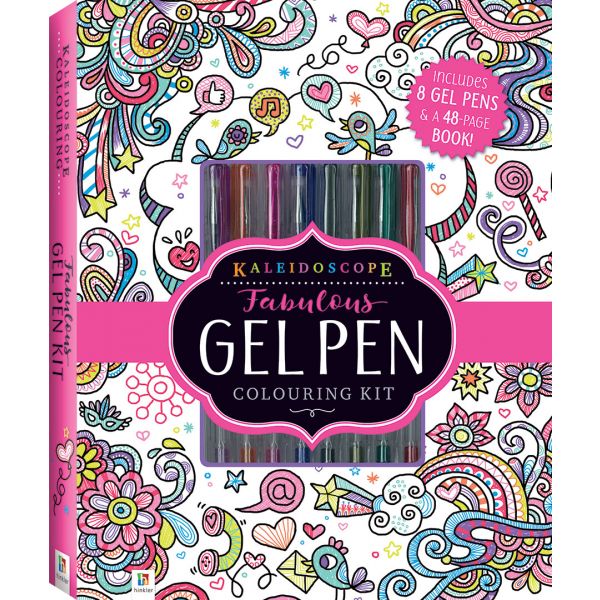 FABULOUS GEL PEN COLOURING KIT. “Kaleidoscope“
