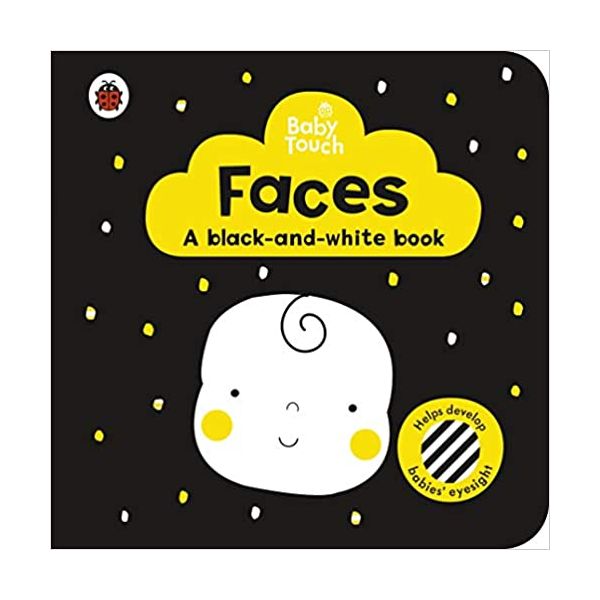FACES: A Black-and-White Book. “Baby Touch“