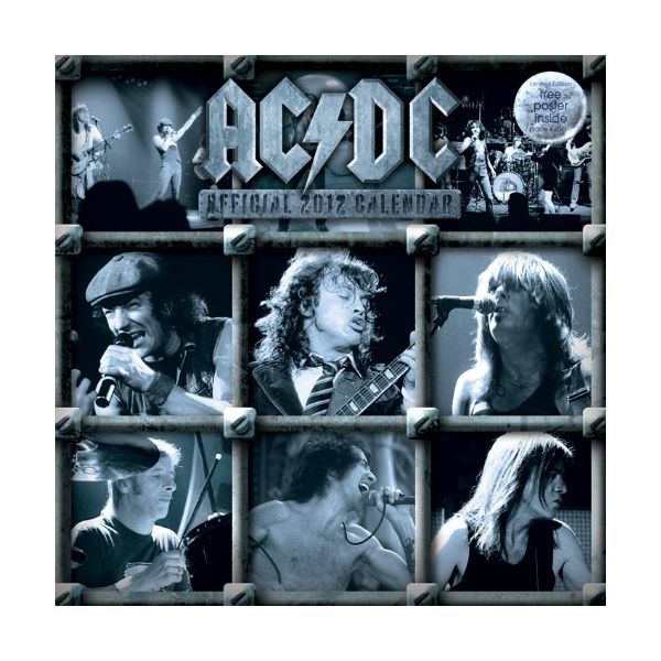 AC/DC 2012. /стенен календар: 30 х 30 см./