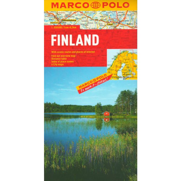 FINLAND. “Marco Polo Map“