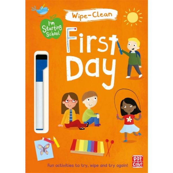 FIRST DAY: Wipe-Clean. “I`m Starting School“