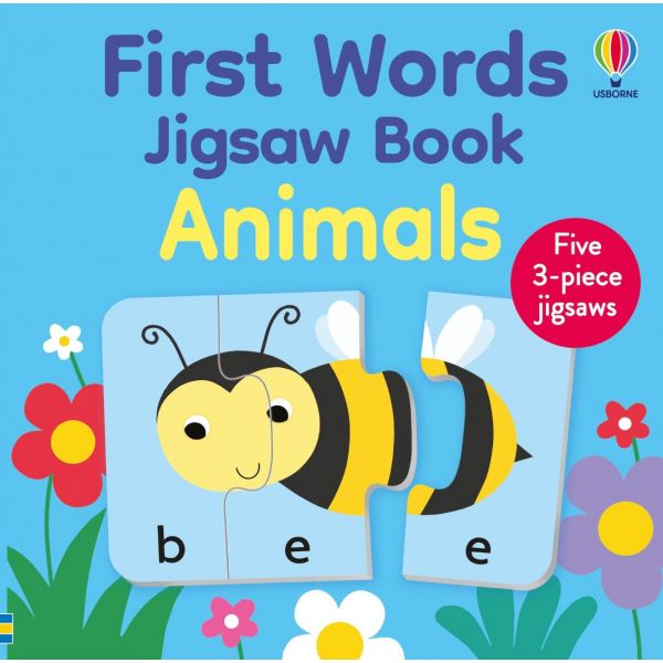 First Words Jigsaw Book: Animals