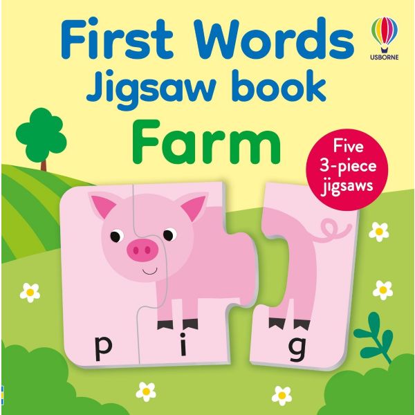 First Words Jigsaw Book: Farm