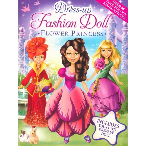 DRESS UP FASHION DOLL: Flower Princess