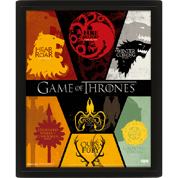 Game of Thrones (Sigil) 3D Lenticular Poster /EPPLA78022/