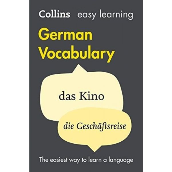 GERMAN VOCABULARY. “Collins Easy Learning“