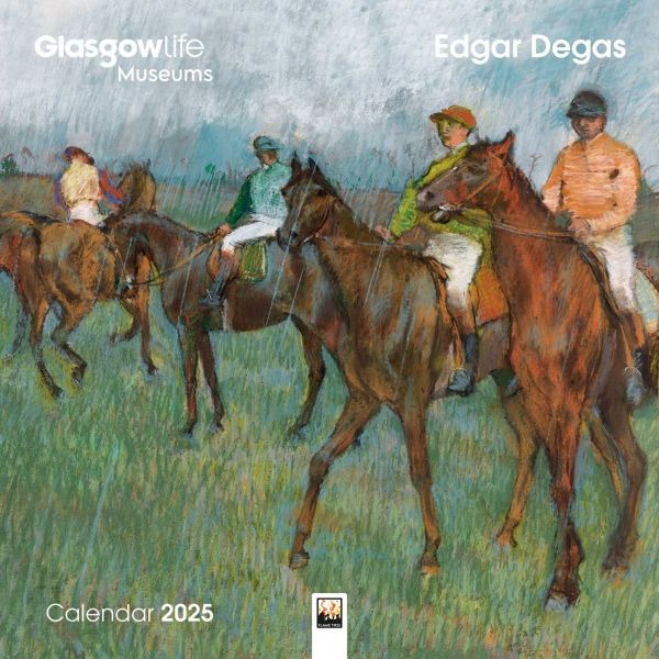Glasgow Museums: Edgar Degas Wall Calendar 2025
