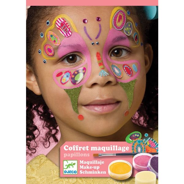 Грим за лица с аксесоари Papillons. Възраст: +3 год. /DJ09206/, “Djeco“