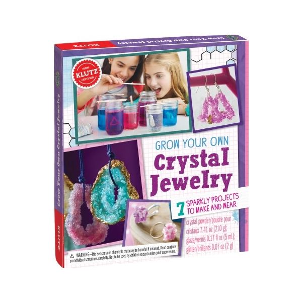 GROW YOUR OWN CRYSTAL JEWELRY. “Klutz“