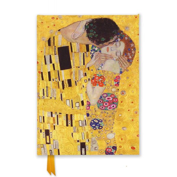 Gustav Klimt: The Kiss (Foiled Journal)