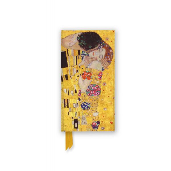 Gustav Klimt: The Kiss (Foiled Slimline Journal)