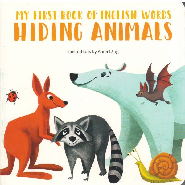 HIDING ANIMALS. “My First Book of English Words“
