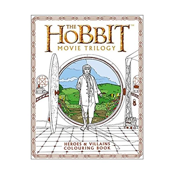 THE HOBBIT MOVIE TRILOGY: Heroes & Villains Colouring Book