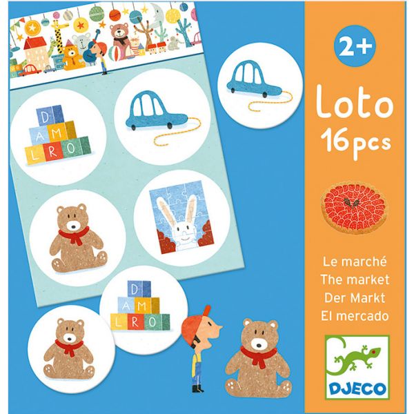 Игра Loto The Market. Възраст: 2+ год. /DJ08125/, “Djeco“