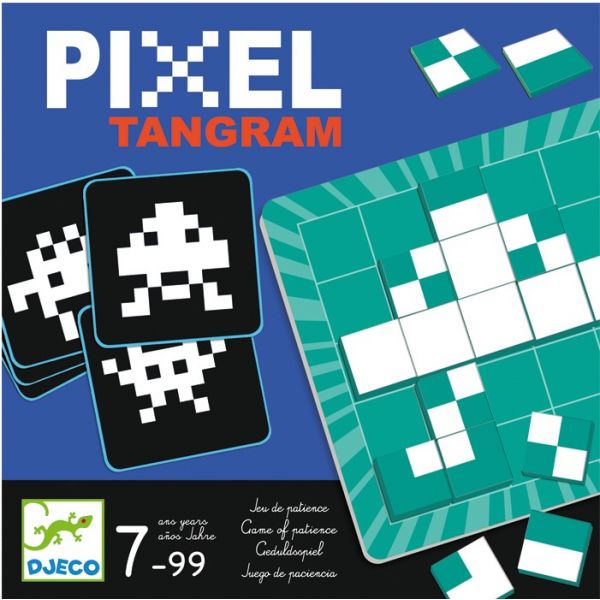 Игра Pixel Tamgram. Възраст: 7-99 год. /DJ08443/, “Djeco“