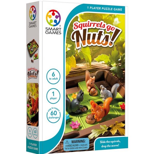 Игра Squirrels Go Nuts! Възраст: 6+ год. /SG425/, “Smart Games“