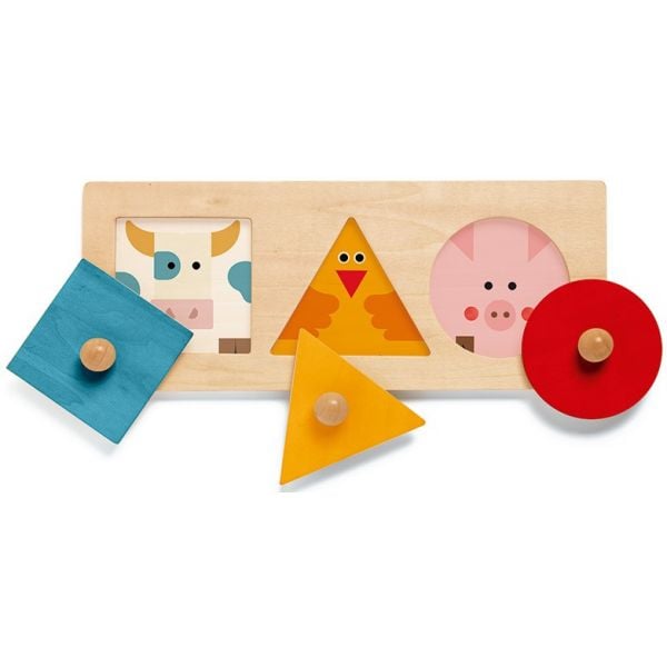 Играчка дърво Biga Basic. Възраст: +12 месеца /DJ06201/, “Djeco“