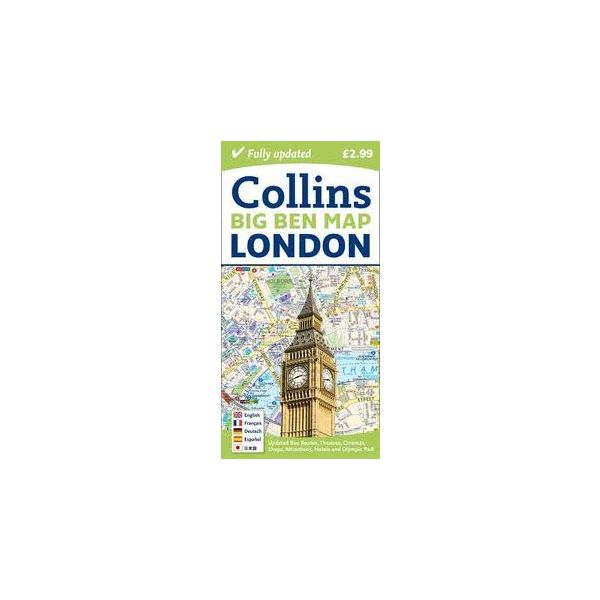 COLLINS LONDON BIG BEN MAP /1: 9 000 /