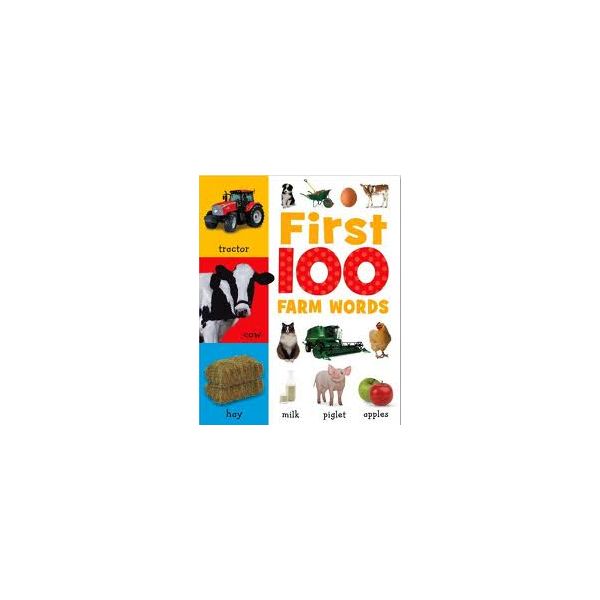 FIRST 100 FARM WORDS: Mini Board Book