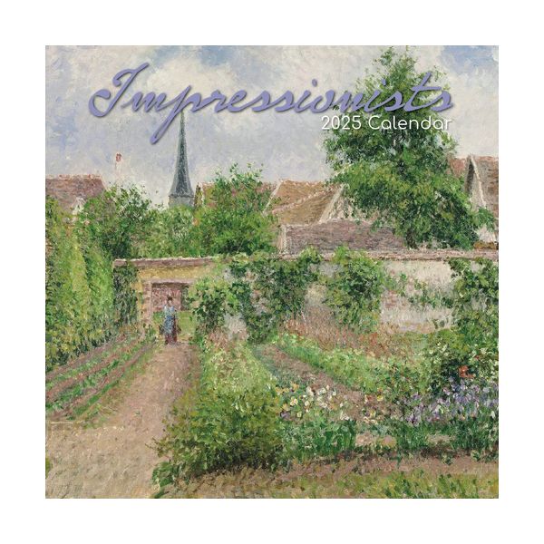 Impressionists 16-Month Square Wall Calendar 2025