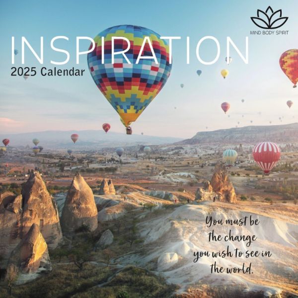 Inspiration 16-Month Square Wall Calendar 2025