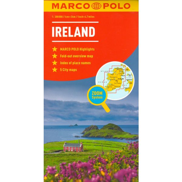IRELAND. “Marco Polo Map“