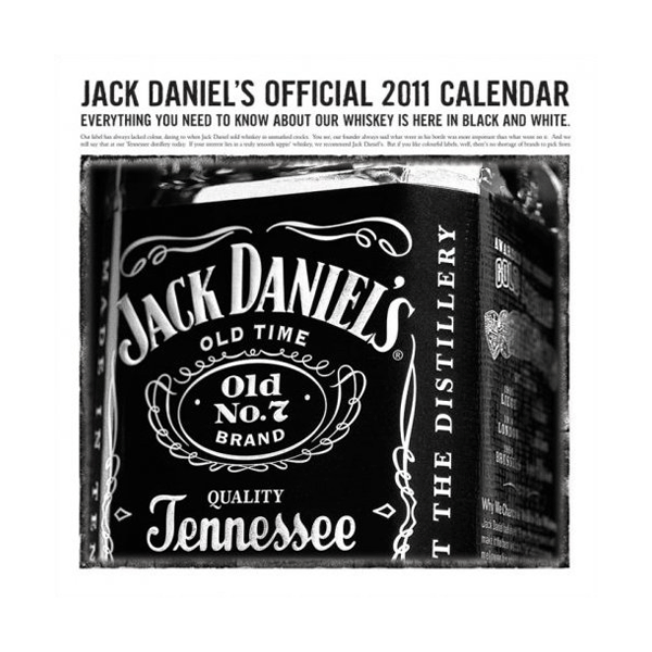 JACK DANIEL`S OFFICIAL 2011 CALENDAR. /стенен ка