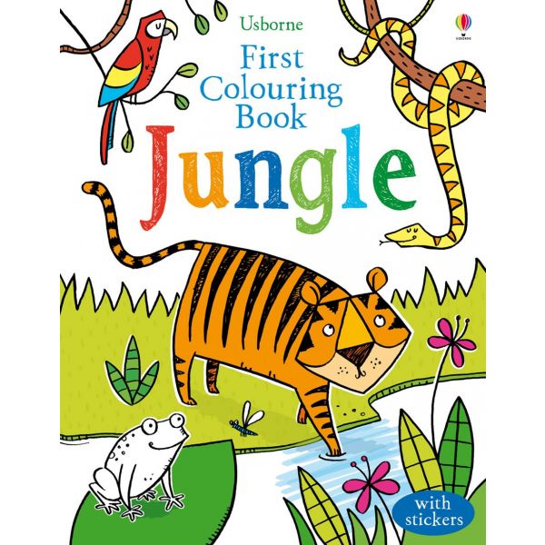 JUNGLE. “First Colouring Book“