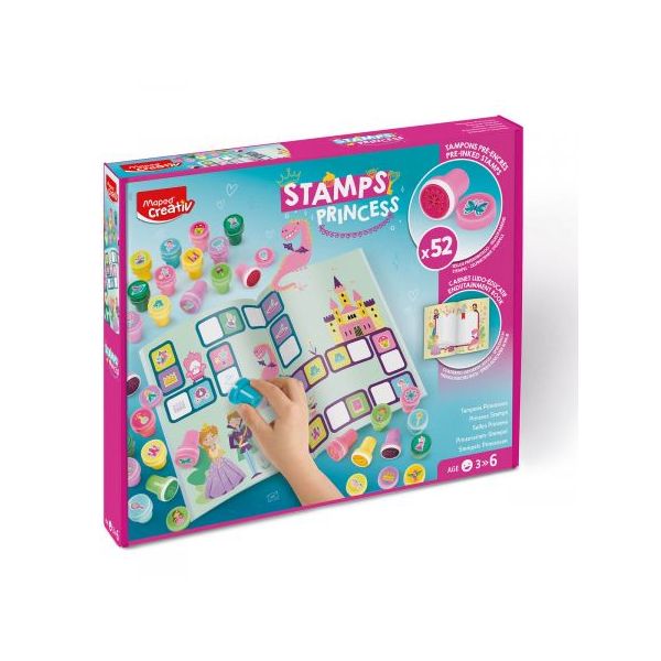 К-т печати 52 бр. Alphabet & Princess. Възраст 3+