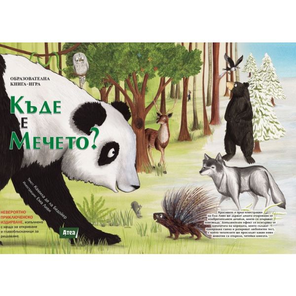 Къде е мечето?: Образователна книга-игра