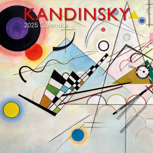 Kandinsky 16-Month Square Wall Calendar 2025