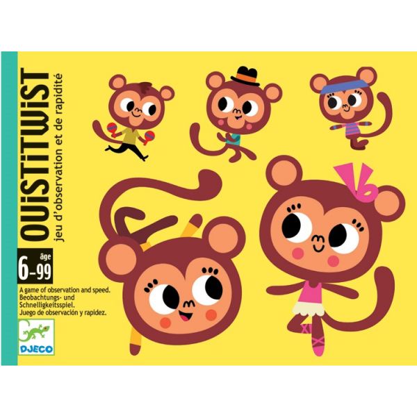 Карти за игра Ouistitwist. Възраст: 6-99 год. /DJ05186/, “Djeco“