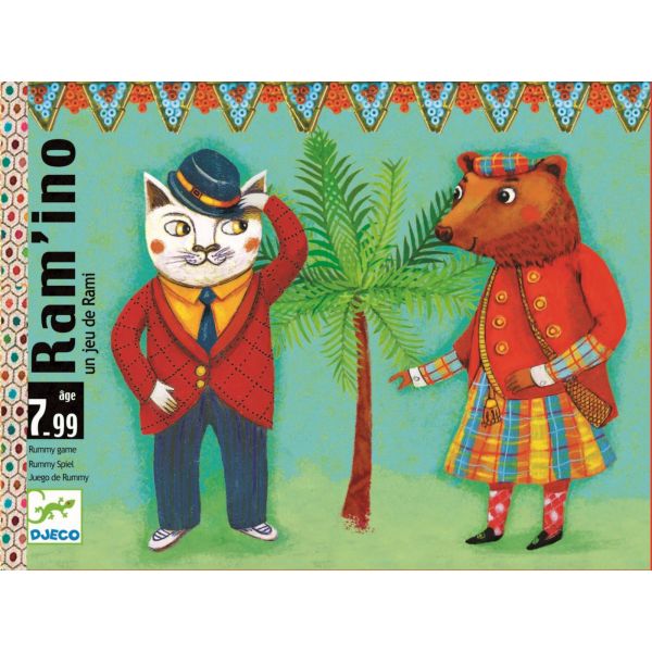 Карти за игра Ramino. Възраст: 7-99 год. /DJ05197/, “Djeco“