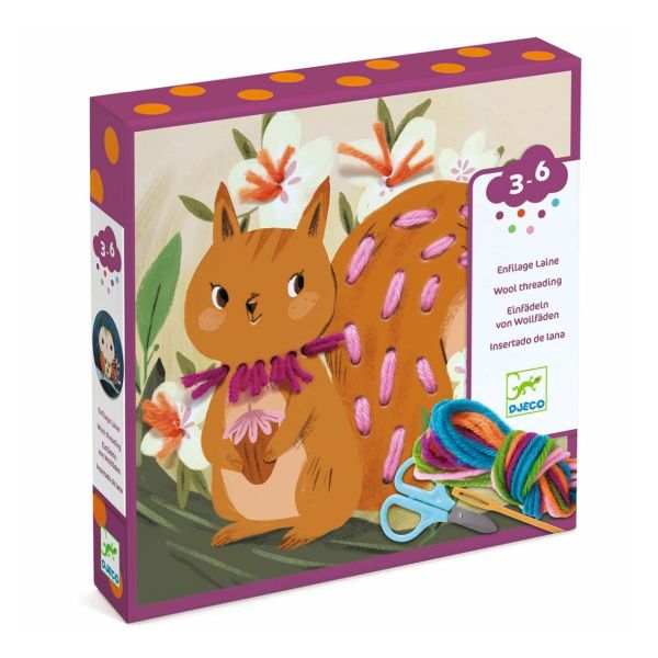 Картини за бродиране. Горски животни. Възраст: 3+ год. /DJ00078/