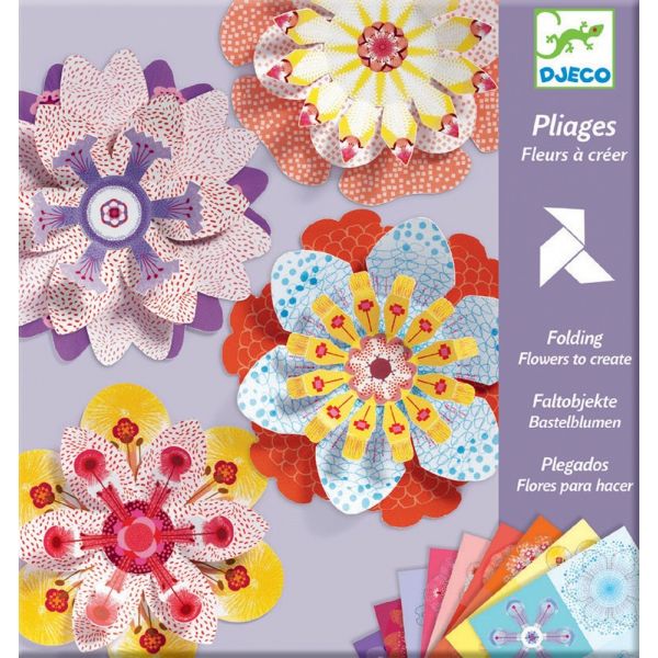 Киригами Flowers to Create. Възраст 6-11 год. /DJ09403/, “Djeco“