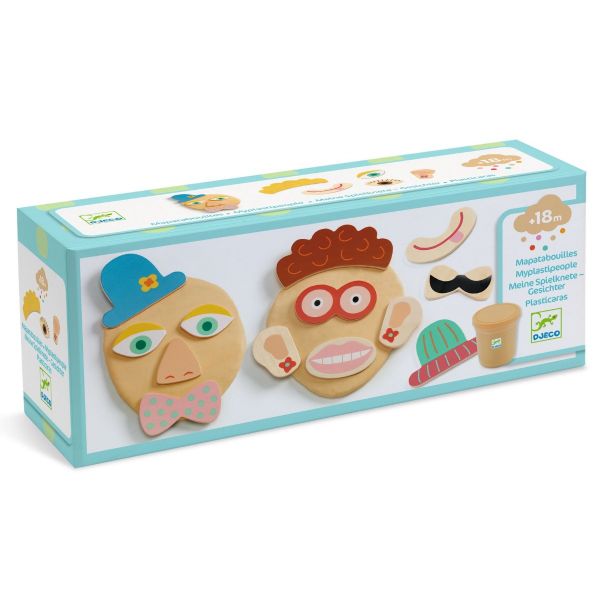 Комплект направи лица с клей. Възраст: 18+ м. /DJ09031/